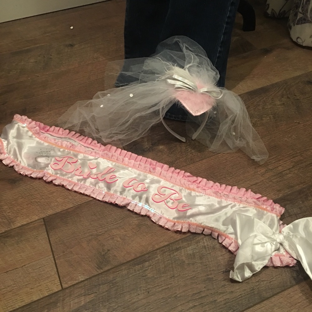 Bride to be sash